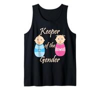 Keeper of the Gender reveal party baby sex announcement Tank Top