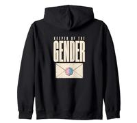 Keeper Of The Gender Reveal Party Sealed Envelope Zip Hoodie
