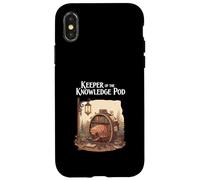 Keeper Of The Knowledge Pod Isopod Library Scholar Case for iPhone X/XS