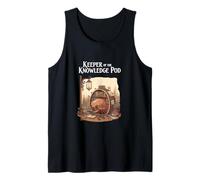 Keeper of The Knowledge Pod Isopod Library Scholar Tank Top