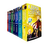 Keeper of the Lost Cities Series Volume 1 - 8 Collection Books Set by Shannon Messenger (Keeper of the Lost Cities, Exile, Everblaze, Neverseen, Lodestar, Nightfall, Flashback & More)
