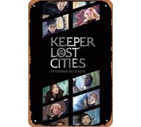 Keeper of the lost cities Wall Art Decor Retro Metal Tin Sign Vintage Sign Outdoor Indoor for Home Kitchen Bar Room Garage Panel Decor 8x12 Inch