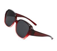 Keeper Polarized Wear Over Glasses, Polarized Fit Over Sunglasses, UV Protection Square Shades for Men Women, Fitover Wrap Around Eyewear