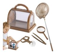 Keeper - Portable Explorer Kit, Mesh Observation Cage, Nature Study Container | Outdoor Viewer for Kids Boy Girls Worm Habitat School Learning Daily Fun Science Activity