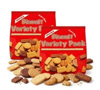 Keeper’s Choice Biscuit & Chocolate Variety Pack - Assorted Tea Biscuits & Chocolate Biscuit Selection - Factory Seconds - Great Value Sharing Pack (Classic Biscuit Variety (2 x 500g))