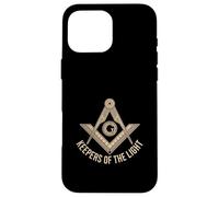 Keepers of the Light Freemason Square Compass Case for iPhone 16 Pro Max