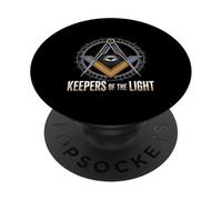 Keepers of the Light Freemason Square Compass PopSockets Adhesive PopGrip