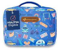 KeepGoing Large Home First Aid Kit for Kids - 260 Pc. Car, Home, Dorm, & Boat with Latex-Free Bandages 10 x 7 3.5 in. Travel (Signature)