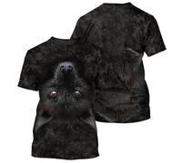 keephen 3D Wild Animal Print Men's Women's T-Shirt Penguin Bear Giraffe Graphic Short Sleeve Casual Pullover Tops