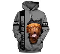 keephen Talking to My Dogue De Bordeaux 3D Printed Hoodie for Women Men Pullover Streetwear Tracksuit Love Dog Gift