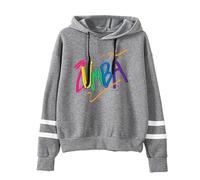 keephen Women Sweatshirts Zumba Print Graphic Pullover Hoodie Jumper Crew Neck Long Sleeve with Drawstring Loose Fit Casual Tops fit Teenage Girl Ladies