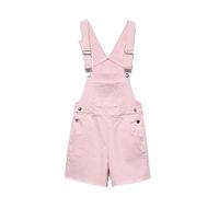 keephen Women's Dungarees Shorts Jumpsuit,Plain Dungarees Pink