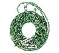 keephifi KBEAR Aegis IEM Cable, HiFi Headphones 4 Core Silver Plated Cable, 120cm Headphone Cable for Shu-re AONIC 215, U-E900, TIN-HIFI P1/ T2/ T3/ T4 Plus/ T2 EVO (MMCX, 4.4mm Plug)