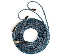 keephifi KBEAR ST12 Plus 2 Meters Blue Black IEM Cable 4.4 MM 2PIN Type, 8-Strand 4N OFC Silver-Plated Upgraded Cable for KZ AS10/ZST/ES4/ES3/BA10, CCZ CRA/C10, TRN V80/V20