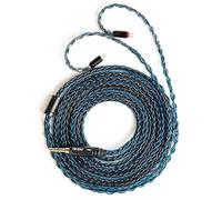 keephifi KBEAR ST12 Plus 2Meters Blue Black IEM Cable 3.5 MM 2PIN Type, 8-Strand 4N OFC Silver-Plated Upgraded Cable for KZ AS10 ZST ES4 ES3 BA10, CCZ CRA C10, TRN V80 V20