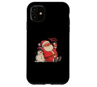 Keepin' It Frosty Santa Claus Snowman Christmas Chill Case for iPhone 11