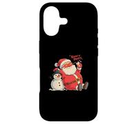 Keepin' It Frosty Santa Claus Snowman Christmas Chill Case for iPhone 17