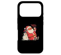 Keepin' It Frosty Santa Claus Snowman Christmas Chill Case for iPhone 17 Pro