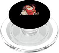 Keepin' It Frosty Santa Claus Snowman Christmas Chill PopSockets PopGrip for MagSafe