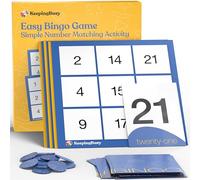Keeping Busy Bingo Dementia Activities for Seniors | Games for Seniors with Dementia Products for Elderly | Alzheimers Products for Elderly Alzheimers Activities Bingo Games Cards, Chips & 6 Board Set