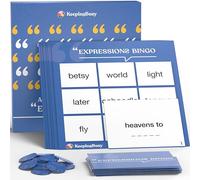 Keeping Busy Expressions Bingo for Dementia Patients Products for People with Dementia Activities for Seniors to Keep Busy Boxes for Dementia Patients | Cards, Chips & 6 Boards | Alzheimers Activities