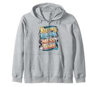Keeping It Clean, One Mess Janitorial School Custodians Zip Hoodie