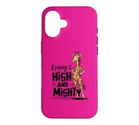 Keeping It High And Mighty Funny Giraffe Pun Case for iPhone 16