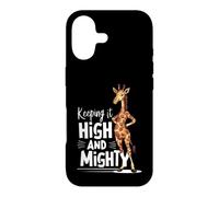 Keeping It High And Mighty Funny Giraffe Pun Case for iPhone 17