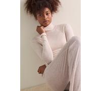 Keeping It Light Ribbed Turtleneck Top by Intimately at Free People in Sugar Coated, Size: XS - female
