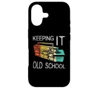 Keeping It Old School - Retro Boombox 80s 90s Hip Hop Music Case for iPhone 17