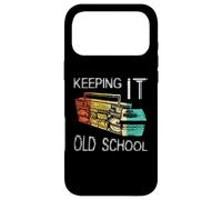 Keeping It Old School - Retro Boombox 80s 90s Hip Hop Music Case for iPhone 17 Pro Max