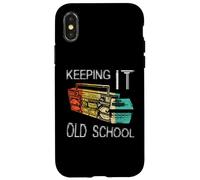 Keeping It Old School - Retro Boombox 80s 90s Hip Hop Music Case for iPhone X/XS