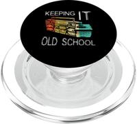 Keeping It Old School - Retro Boombox 80s 90s Hip Hop Music PopSockets PopGrip for MagSafe