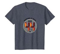 Keeping It Real Since '44 Birthday Gift Retro Graphic T-Shirt, Kids, Heather Blue, 8 Years