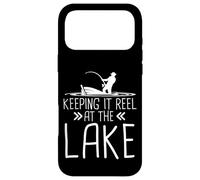 Keeping it Reel at the Lake - Fisher Mens Fishing Case for iPhone 17 Pro Max