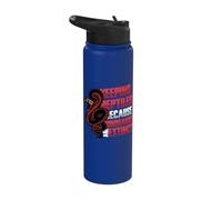 Keeping Reptiles Because Dinosaurs are Extinct Snake Lover Stainless Steel Insulated Water Bottle