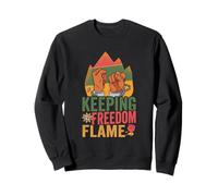 Keeping The Freedom Flame Juneteenth Black History Sweatshirt