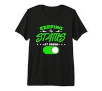 Keeping The Status at Green Scrum Master Project Management Premium T-Shirt