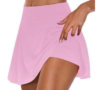 Keepink 2 in 1 Running Shorts Women's Tennis Golf Skirts Printed High Waist Gym Workout Skorts with Shorts Tummy Control Mini School Skirts Underneath Athletic Running Skirt Sale