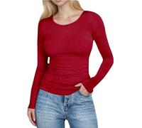 Keepink 3/4 Sleeve Tops for Women Pleated V Neck Buttons Up Blouse Casual Floral Printed T Shirts Elegant Three Quarter Length Tunic Top Longline Shirts Baggy Swing Pullover