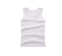 Keepink Boys Girls Vest Tops Round Neck Sleeveless Undershirt Solid Cotton Vests Summer Essential Tees Children Soft Cotton Athletic Shirts Dance Tank Top for Gymnastics School 2-14 Years