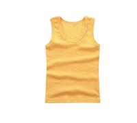 Keepink Boys Girls Vest Tops Round Neck Sleeveless Undershirt Solid Cotton Vests Summer Essential Tees Children Soft Cotton Athletic Shirts Dance Tank Top for Gymnastics School 2-14 Years