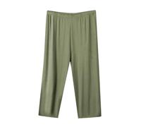 Keepink Capris Yoga Pants for Women Plus Size Straight Leg Jog Sweat Pant Cotton 3/4 Length Trousers Casual Wide Leg Pant Capri Pajama Bottoms Lounge Wear Ladies Modal Pants