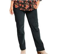 Keepink Corduroy Trousers Women Elasticated Waist with Pocket Casual Pants Full Length Stretchy Lightweight Straight Leg