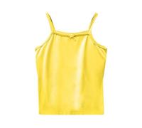 Keepink Kids Girls Sleeveless Vest Tops Camisole Undershirts Solid Cotton Modal Spaghetti Straps Vests Soft Comfy Summer Tops Stretchy Underwear Basic Children T-Shirt Clearance