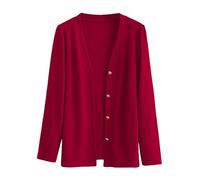 Keepink Ladies Cardigan Plain Button Front Long Sleeve Cover Up Sweater Cardigans Oversized Winter Jacket Casual Outwear Lightweight Shrug Layer Smart Casual Wrap for Work Dinners