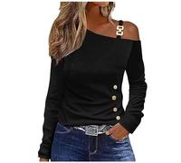 Keepink Ladies Tops Size 8-16 UK Off Shoulder Long Sleeve Tops Women Casual Striped Printed Pullover Shirts Elegant Party Shirts Going Out Sweatshirt Fashion 2024 Y2k Clothes Sale