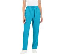 Keepink Scrub Trousers Women Elastic Waist Nursing Pants with Pockets Moisture Wicking Cargo Pant Ladies Work Trouser Healthcare Scrubs Nurse Medical Uniform Comfort Stretch Bottoms