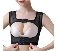 Keepink Shapewear for Women Tummy Control Top Upper Arm Shaper Post Surgical Slimmer Compression Shaper Sleeveless Chest Band Ladies Hunchback Prosthesis Chest Brace