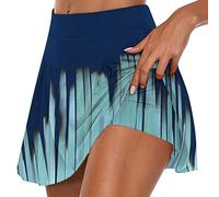 Keepink Skorts for Women UK with Inner Shorts Summer Golf Tennis Skirts Athletic Running Workout Skorts Ladies Lightweight Quick Dry Active Pants Breathable Skort Bike Shorts